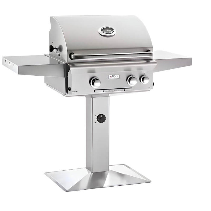 American Outdoor Grill T Series 24 Inch w/ Patio Pedestal Gas Grill
