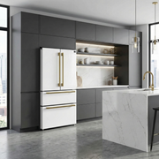 FORNO Espresso Moena 36-inch white refrigerator in a modern kitchen