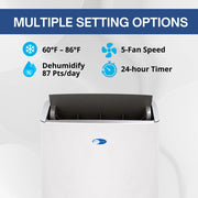 Whynter ARC-1030WN Portable Air Conditioner 12,000 BTU – Inverter, Dual Hose, WiFi, Dehumidifier | Cools Up to 500 sq. ft. Whynter