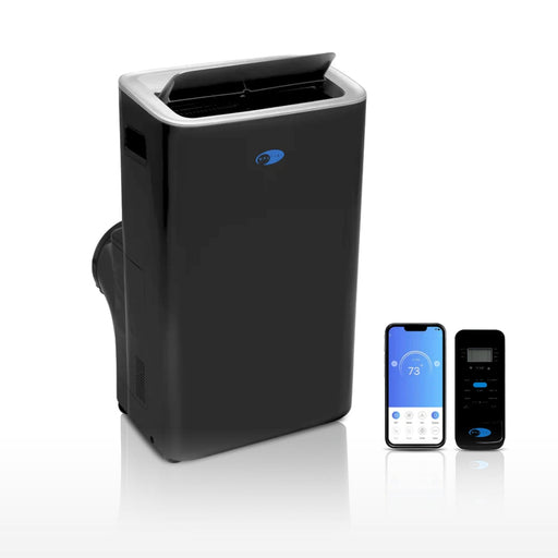 Whynter ARC-1280MX 13,000 BTU Dual Hose Inverter Portable Air Conditioner with Dehumidifier, WiFi, Remote Control – Cools Up to 500 sq. ft. (Black) Whynter