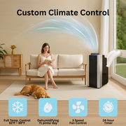 Whynter ARC-14S Portable Air Conditioner 14,000 BTU – Dual Hose, Dehumidifier | Cools Up to 500 sq. ft. Whynter