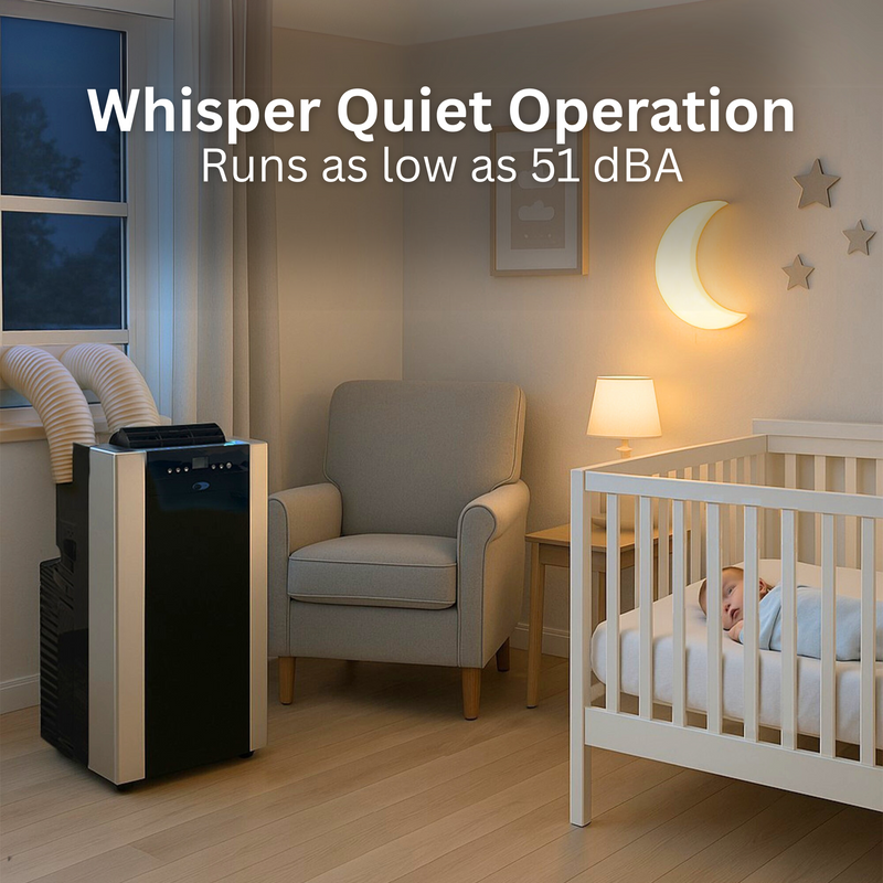 Whynter ARC-14S Portable Air Conditioner 14,000 BTU – Dual Hose, Dehumidifier | Cools Up to 500 sq. ft. Whynter