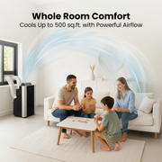 Whynter ARC-14S Portable Air Conditioner 14,000 BTU – Dual Hose, Dehumidifier | Cools Up to 500 sq. ft. Whynter
