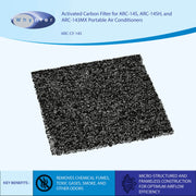 Whynter Activated Carbon Filter for Models ARC-14S, ARC-14SH, ARC-143MX Whynter