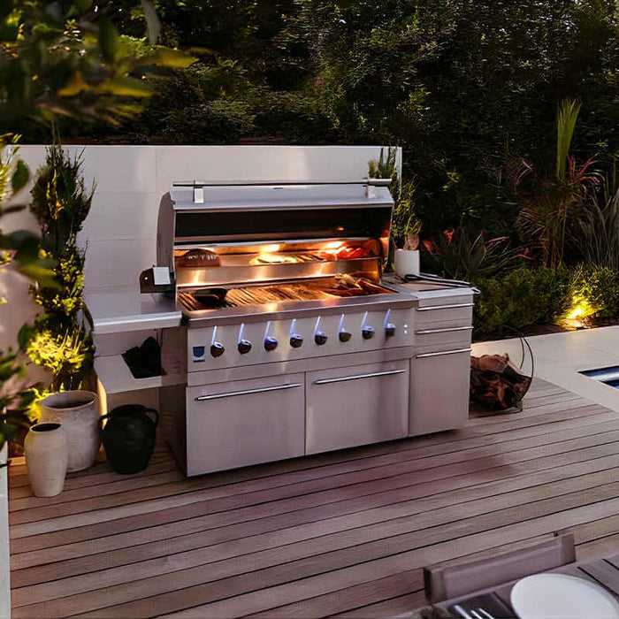 American Made Grills Encore 54 Inch Hybrid Freestanding Grill