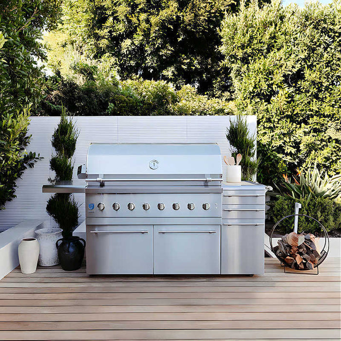 American Made Grills Encore 54 Inch Hybrid Freestanding Grill