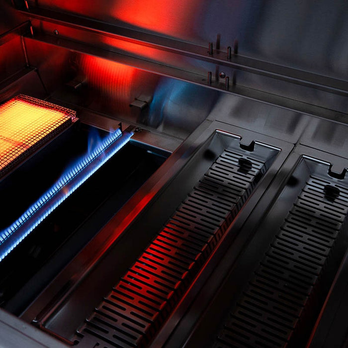 American Made Grills Muscle 36 Inch Hybrid Freestanding Grill