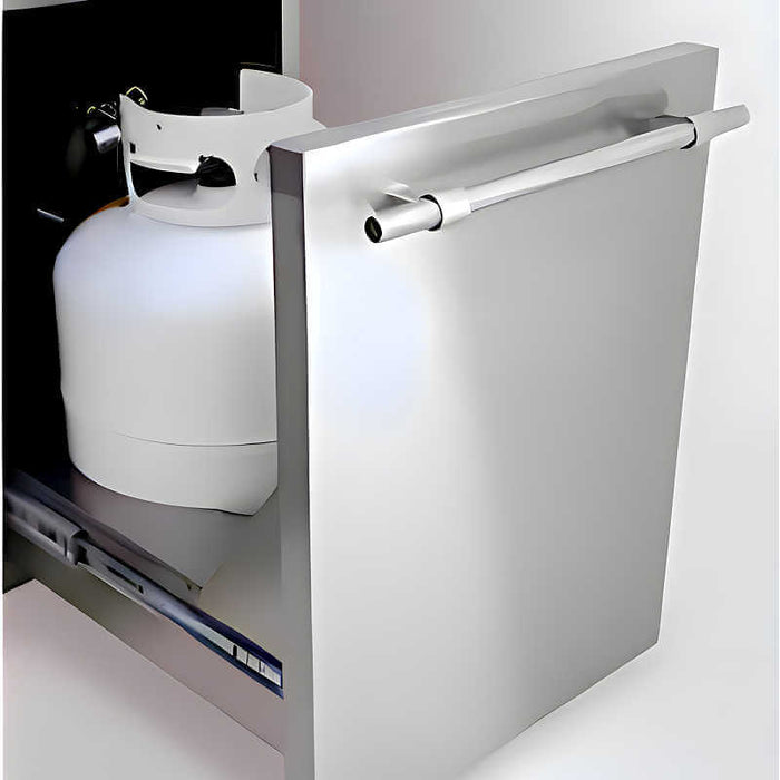 American Made Grills Muscle 36 Inch Hybrid Freestanding Grill