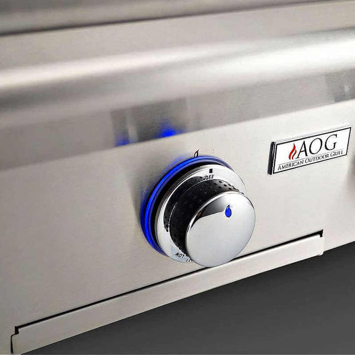 American Outdoor Grill L Series 36 Inch 3 Burner Portable Gas Grill With Side Burner & Rotisserie
