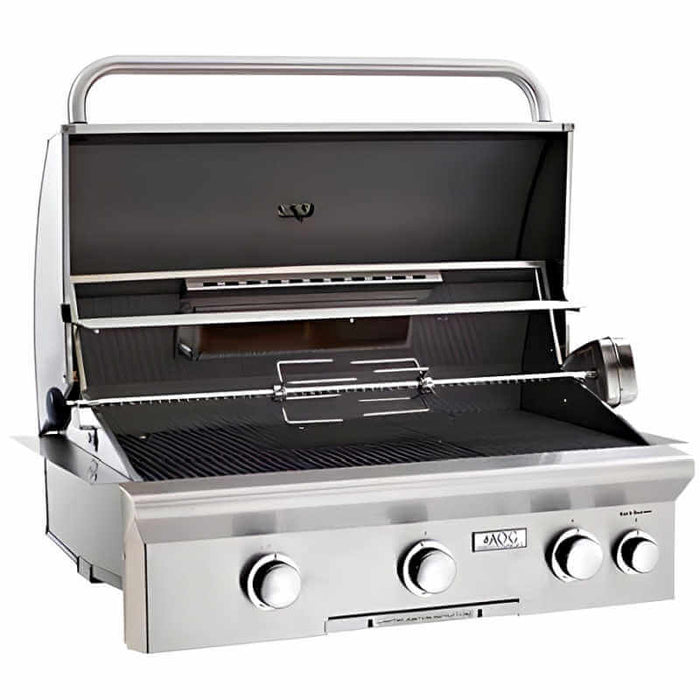 American Outdoor Grill T Series 30 Inch 3 Burner Built-In Gas Grill With Rotisserie