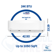 MRCOOL® DIY® 5th Gen E Star 24,000 BTU Single Zone Mini Split Complete System with 25ft. Line Set 230V — DIY-24-HP-WM-230D25-O MRCOOL®