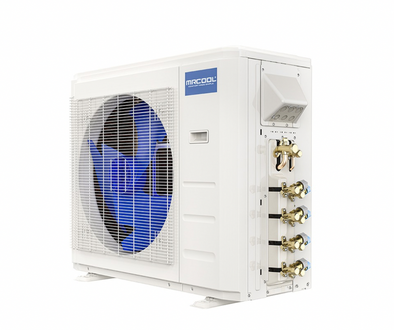 MRCOOL® 27K 4-Zone DIY® Mini Split System with three 6K Air Handlers & 25ft QuickConnect® Line Sets- R-454B- DIYM327HPW00D21