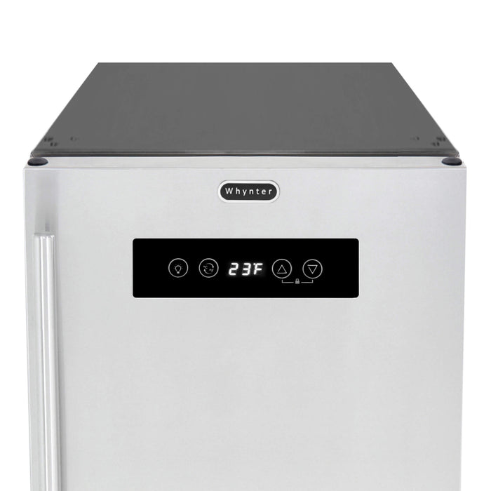 Whynter - Stainless Steel Built-in or Freestanding 2.9 cu. ft. Beer Keg Froster Beverage Refrigerator with Digital Controls | BEF-286SB