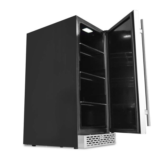 Whynter - Stainless Steel Built-in or Freestanding 2.9 cu. ft. Beer Keg Froster Beverage Refrigerator with Digital Controls | BEF-286SB