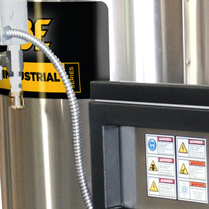 BEPowerEquipment 3,000 PSI 5.0 GPM Hot Water Electric Pressure Washer with 10 HP 460 Volt Baldor Motor and General Triplex Pump- 67HD-3-460