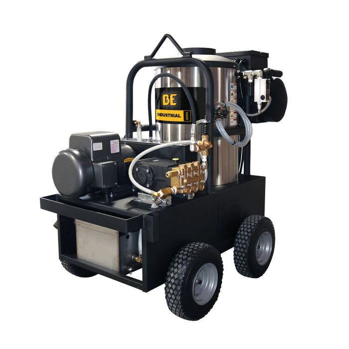 BEPowerEquipment 2,300 PSI 4.0 GPM Hot Water Electric Pressure Washer with General Triplex Pump -  15-423