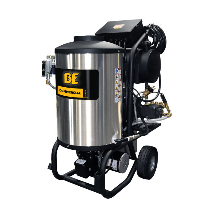 BEPowerEquipment 2,300 PSI 4.0 GPM Hot Water Electric Pressure Washer with Comet Triplex Pump - 42-6