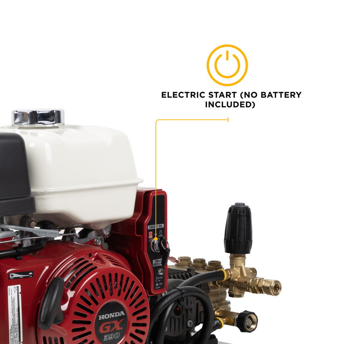 BEPowerEquipment 3,200 PSI 5.2 GPM Cold Water Gas Pressure Washer - B3213HETBCS