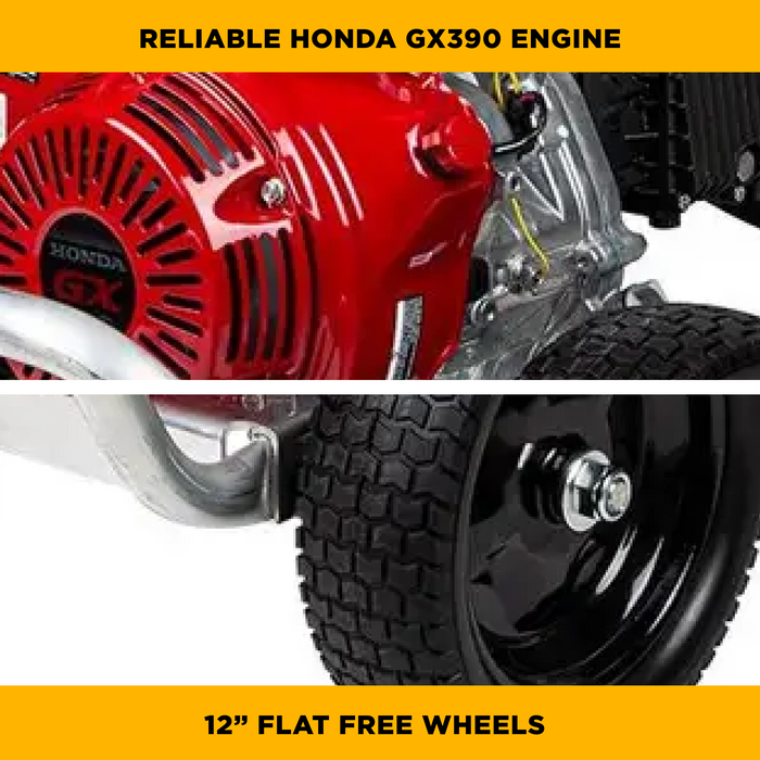 BEPowerEquipment 4,200 PSI 4.2 GPM Cold Water Gas Pressure Washer - B4213HABCS