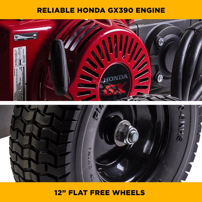 BEPowerEquipment 4,200 PSI 4.2 GPM Cold Water Gas Pressure Washer - B4213HABGS