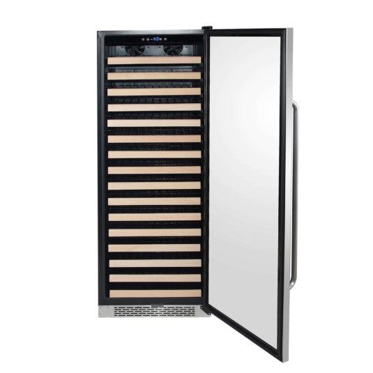 Whynter - 166 Bottle Built-in Stainless Steel Compressor Wine Refrigerator | BWR-1662SD