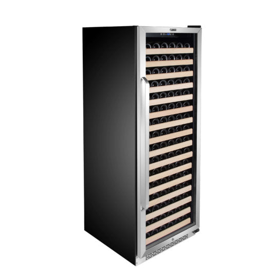 Whynter - 166 Bottle Built-in Stainless Steel Compressor Wine Refrigerator | BWR-1662SD