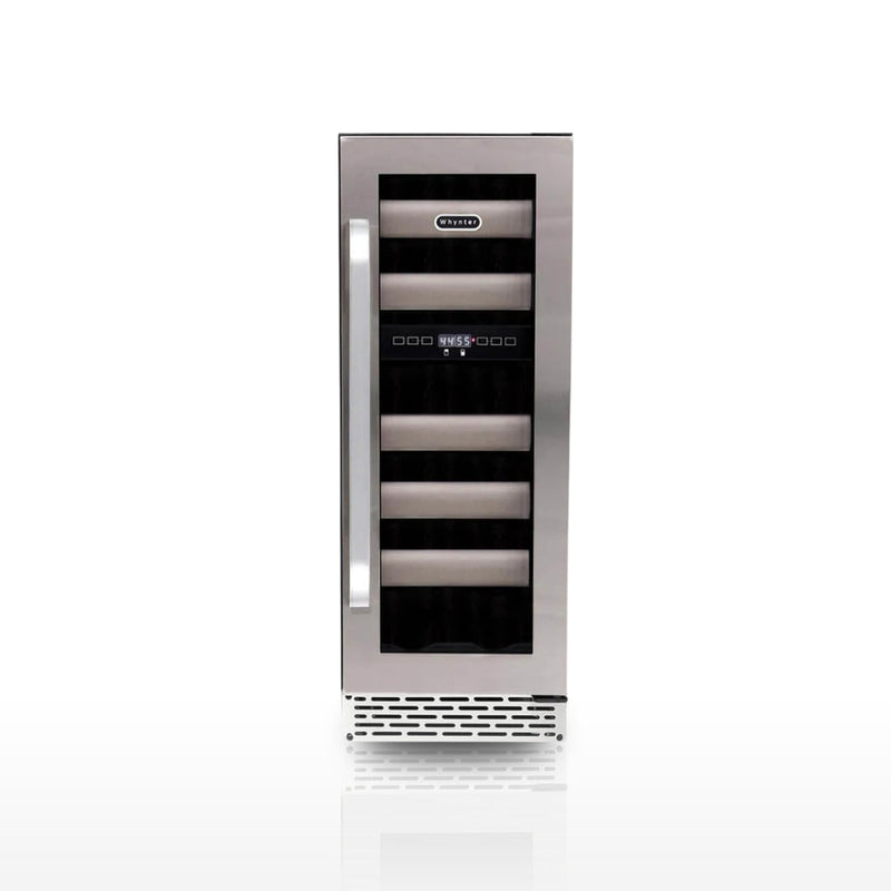 Whynter BWR‑171DS 17‑Bottle Dual Zone Built‑In Wine Cooler – Stainless Steel Trim, Compressor, Dual‑Zone Whynter