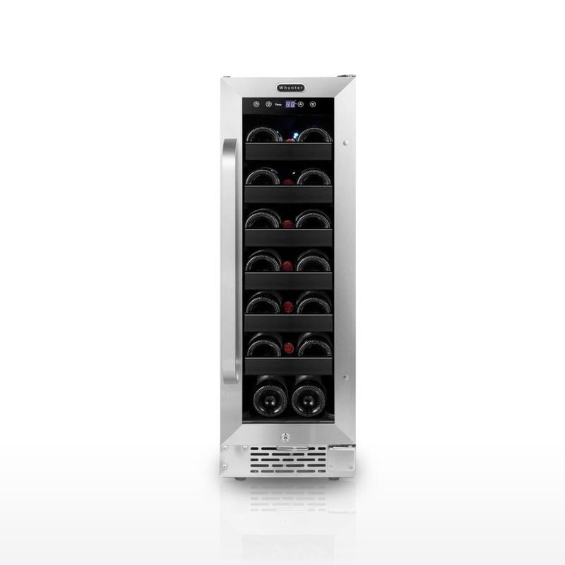 Whynter BWR‑208SB 20‑Bottle Undercounter Wine Refrigerator – Stainless Steel Trimmed Door Whynter