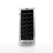 Whynter BWR‑308SB 15″ Built‑In/Undercounter 33‑Bottle Wine Refrigerator – Stainless Steel Trim, Digital Control & Lock Whynter