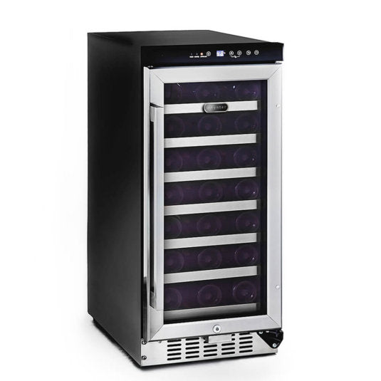 Whynter - 33 Bottle Compressor Built-In Wine Refrigerator | BWR-33SD