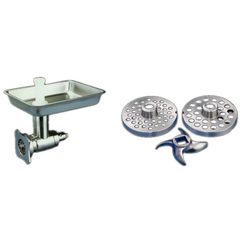 BakeMax BMMGA01 #12 Hub Meat Grinder Attachment – Stainless Steel