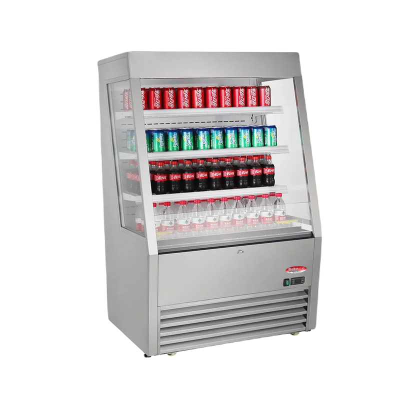 BakeMax BMGG036 36″ Grab and Go Refrigerated Display Merchandiser – 3 LED-Lit Shelves