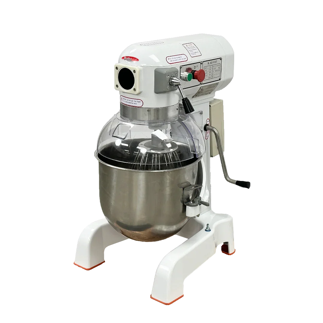 BakeMax BMPME20 20 Qt Gear-Driven Planetary Mixer | 3-Speed Floor Model