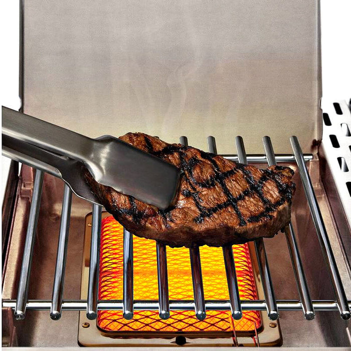 Broil King Regal S 490 PRO IR 4-Burner Freestanding Gas Grill With Rotisserie & Infrared Side Burner