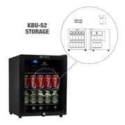 Compact 45-Can Mini Bar Fridge KingsBottle.com