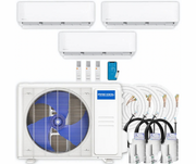MRCOOL® DIY® 5th Gen Multi-Zone 3-Zone 36,000 BTU 23 SEER2
(6K + 6K + 24K)- 3x 25ft line sets- 
Ductless Mini-Split Air Conditioner & Heat Pump- DIYM336HPW02D37 MRCOOL®