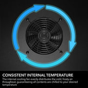 Whynter BBR-148SB 24” Built-In Beverage Refrigerator Cooler – 182 Can Capacity, Stainless Steel Glass Door, Lock, LED Lighting (Stainless Steel) Whynter