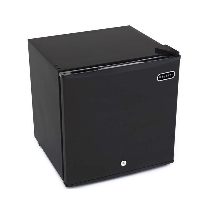 Whynter - Energy Star 1.1 cu. ft. Upright Freezer with Lock - Stainless Steel | CUF-110B