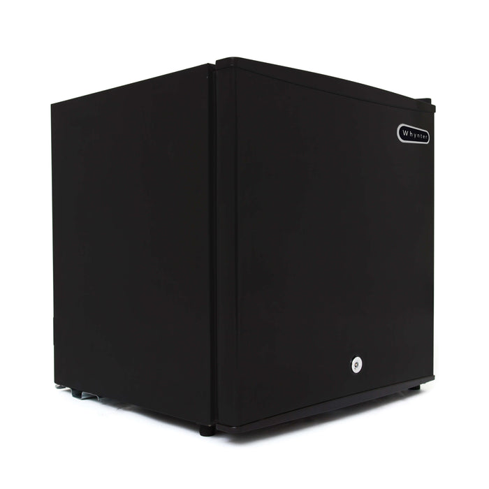 Whynter - Energy Star 1.1 cu. ft. Upright Freezer with Lock - Stainless Steel | CUF-110B