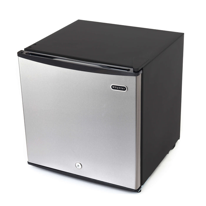 Whynter - Energy Star 1.1 cu. ft. Upright Freezer with Lock | CUF-112SS