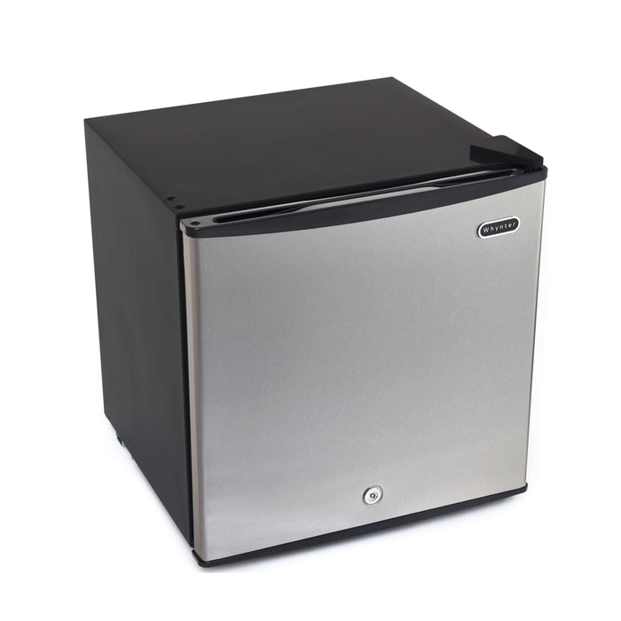 Whynter - Energy Star 1.1 cu. ft. Upright Freezer with Lock | CUF-112SS