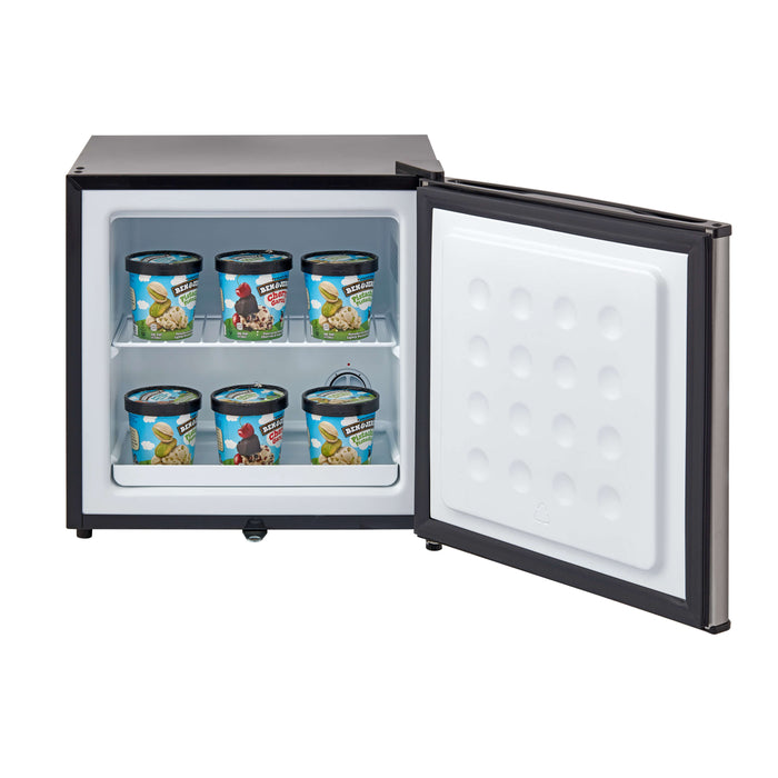Whynter - Energy Star 1.1 cu. ft. Upright Freezer with Lock | CUF-112SS