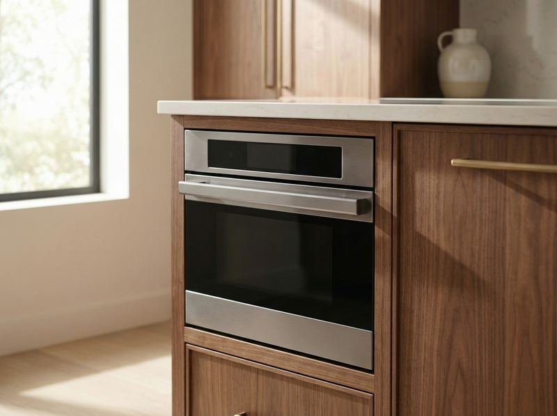 24" Smart Drawer Microwave in Stainless Steel Induction Hardware