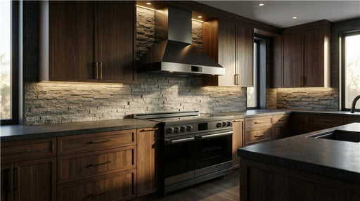 48″ Professional Induction Range – Black Stainless Induction Hardware