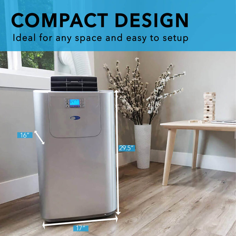 Whynter ARC-122DS Portable Air Conditioner 12,000 BTU – Dual Hose, Dehumidifier | Cools Up to 400 sq. ft.