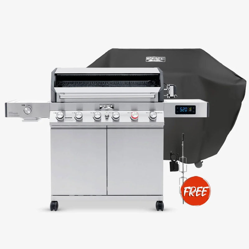 Denali 605Pro | Stainless Smart Propane Gas Grill Monument Grills