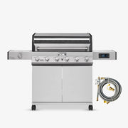 Denali 605 | Stainless Smart Tech Natural/Propane Gas Grill Monument Grills