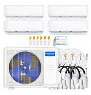 MRCOOL® DIY® 5th Gen Multi-Zone 4-Zone 36,000 BTU 23 SEER2
(6K + 6K + 6K + 9K)- 4x 25ft line sets-Ductless Mini-Split Air Conditioner & Heat Pump — DIYM436HPW01D122 MRCOOL®