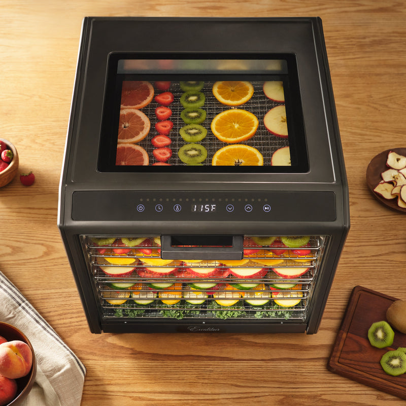 Excalibur 10 Tray Performance Digital Dehydrator, in Stainless Steel Excalibur