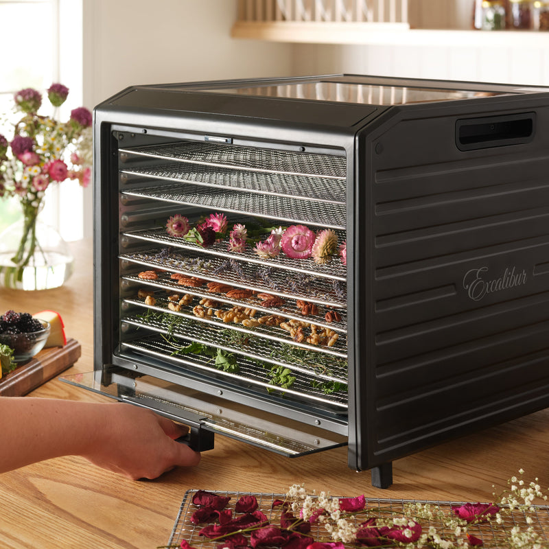 Excalibur 10 Tray Performance Digital Dehydrator, in Stainless Steel Excalibur